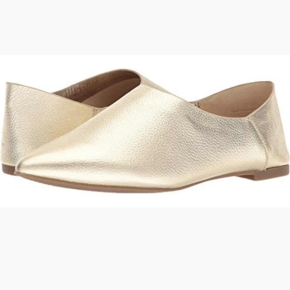 Aldo Gold Ballet Flats/Gold Mules